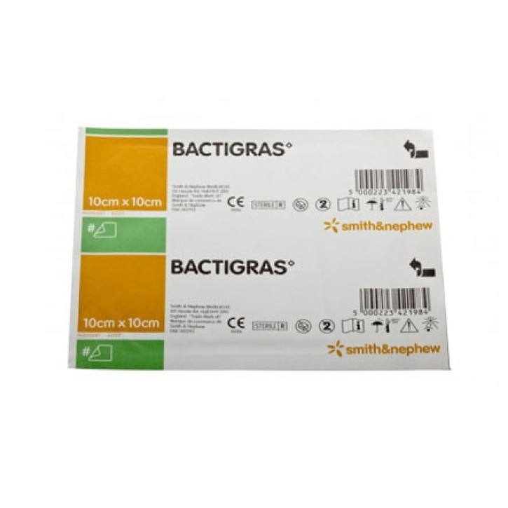 BACTIGRAS PĀRSĒJS AR HLORHEKSIDĪNA 10CMX10CM N1 (10)